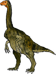 Dinosaurier, therozinosaurier unga fakta